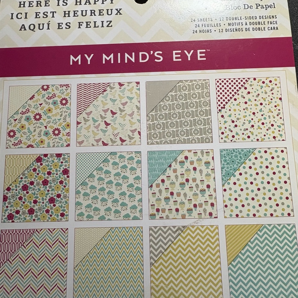 My Mind's Eye Colorful Paper Set